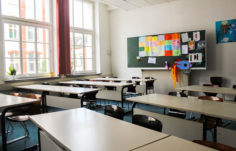 Blick in einen Unterrichtsraum der DPFA Chemnitz