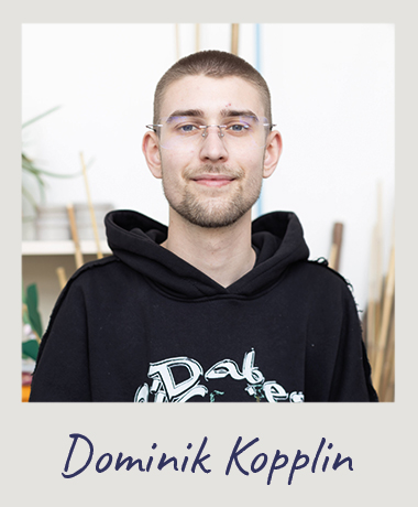 Dominik Kopplin, Absolvent der Sozialassisstentenausbildung